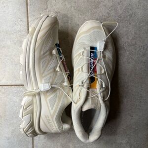 Salomon Cream Sneakers with Colorful Accents